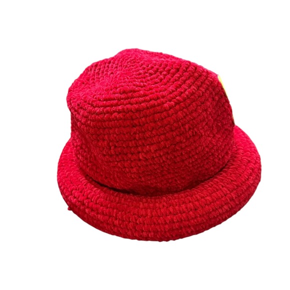 Vintage Warner Bros Knit Hat Tweety Bird Knit Chenille Hat 90's One Size NEW - Picture 5 of 7